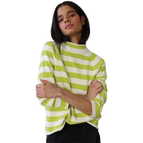 The Mock Neck Long-Sleeve Top - Women's
