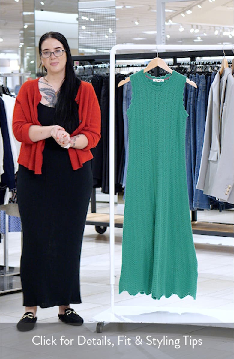 Crochet Midi Dress, sales video thumbnail