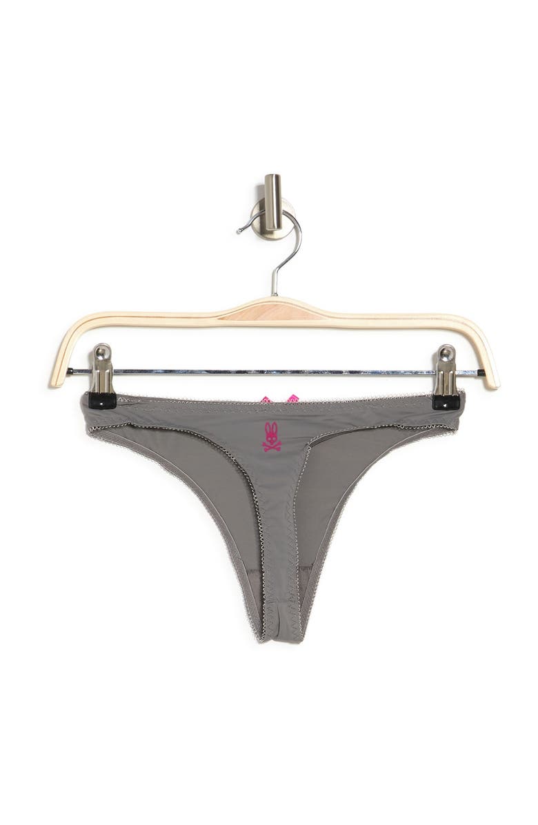 Psycho Bunny Printed Thong Panty, Alternate, color, 