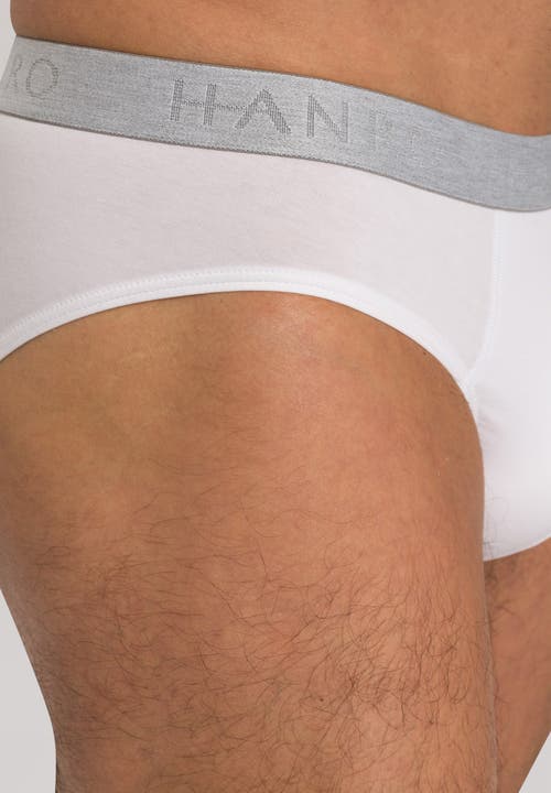 Hanro Cotton Essentials 2-pack Cotton Briefs In White