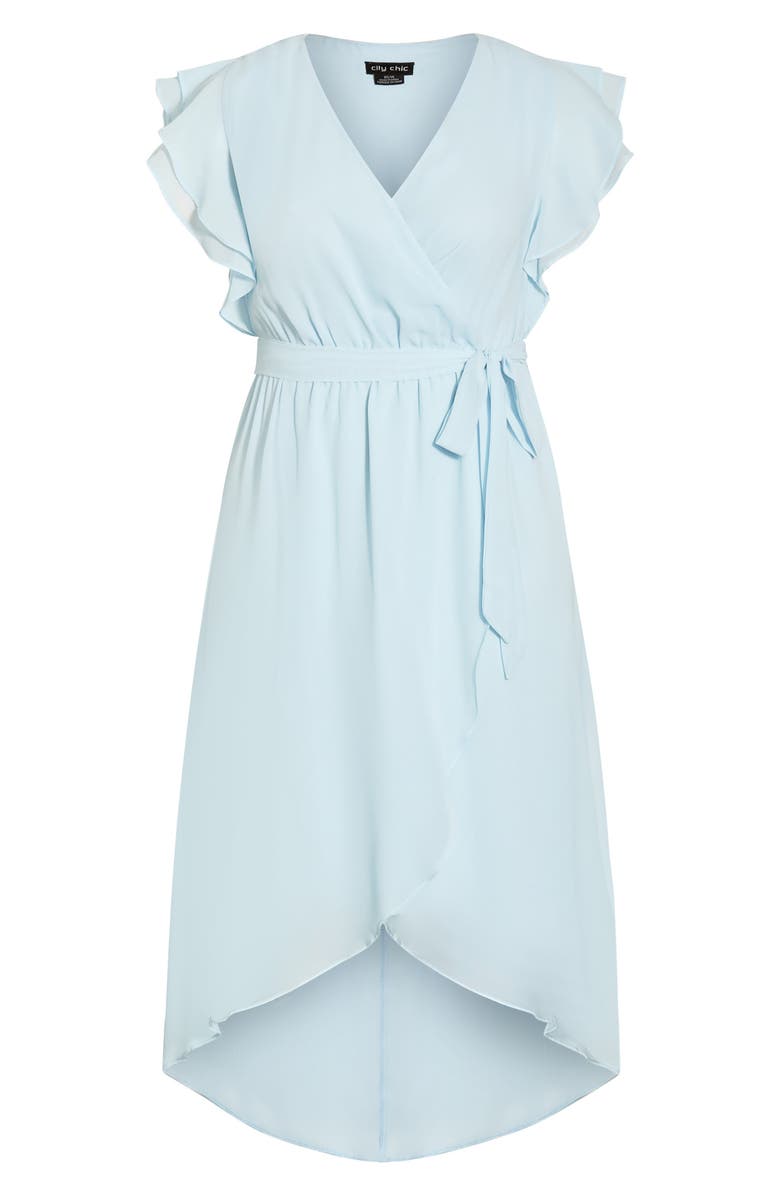 City Chic Sweet Flirt Wrap Dress, Alternate, color, 