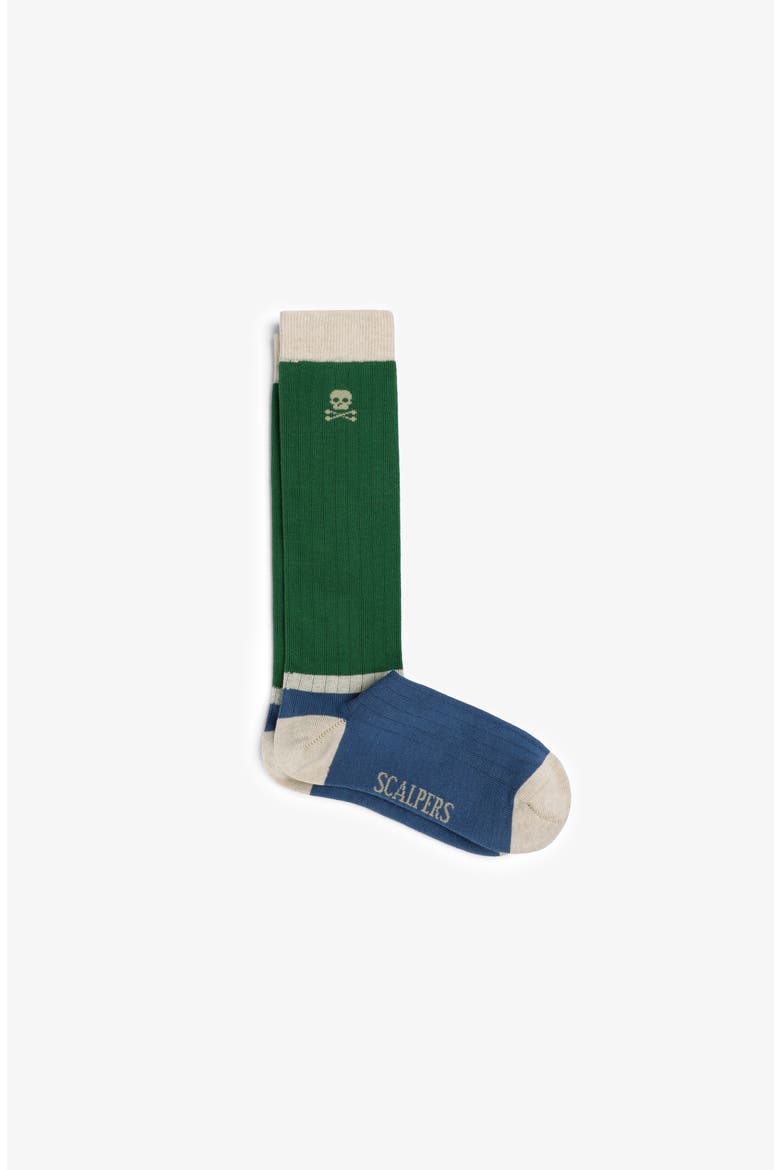 Ribs L Socks Kids, Main, color, Blue