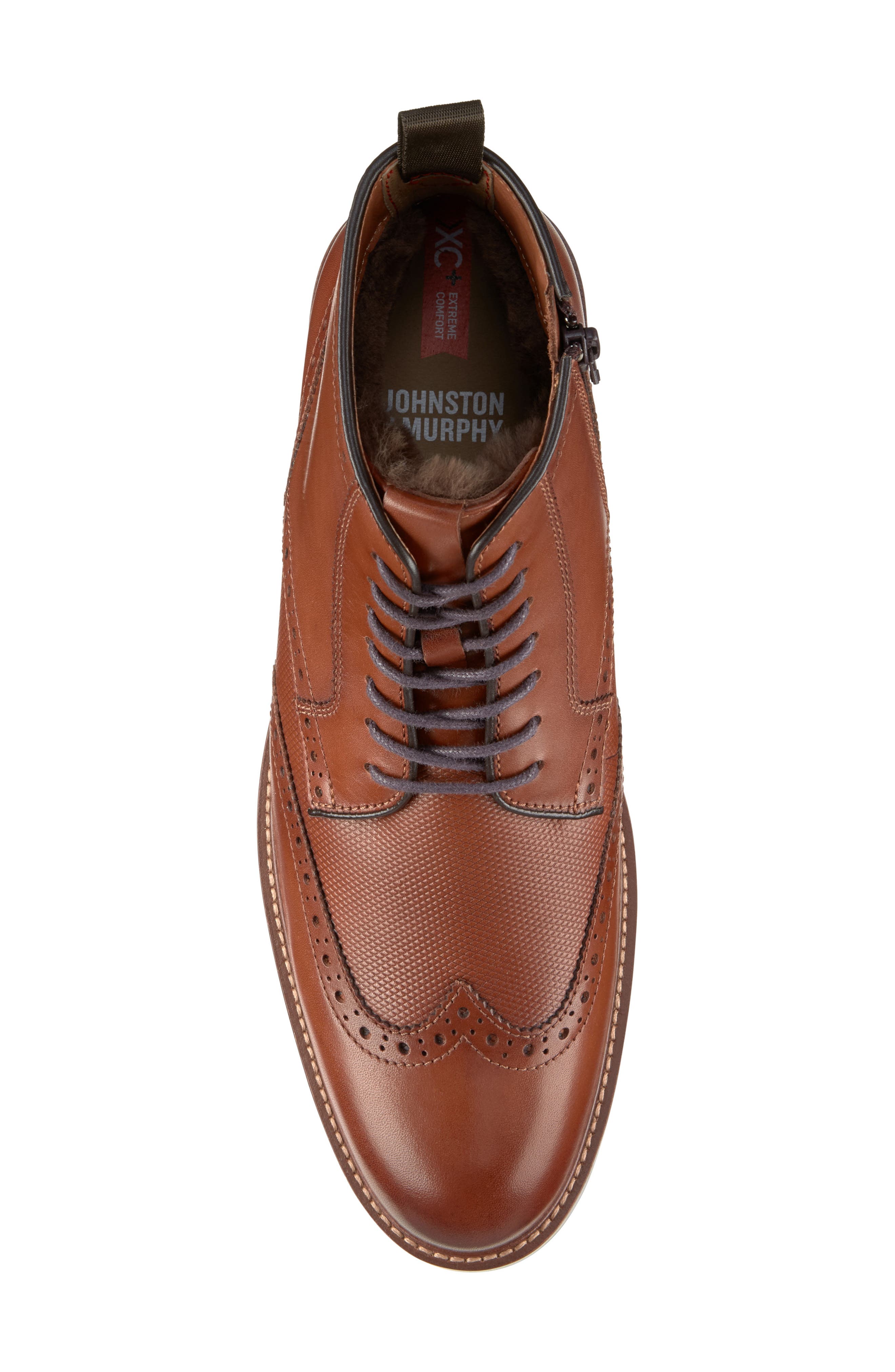 Durham Waterproof Cap Toe Boot, Alternate, color, COGNAC WPROOF FULL GRAIN