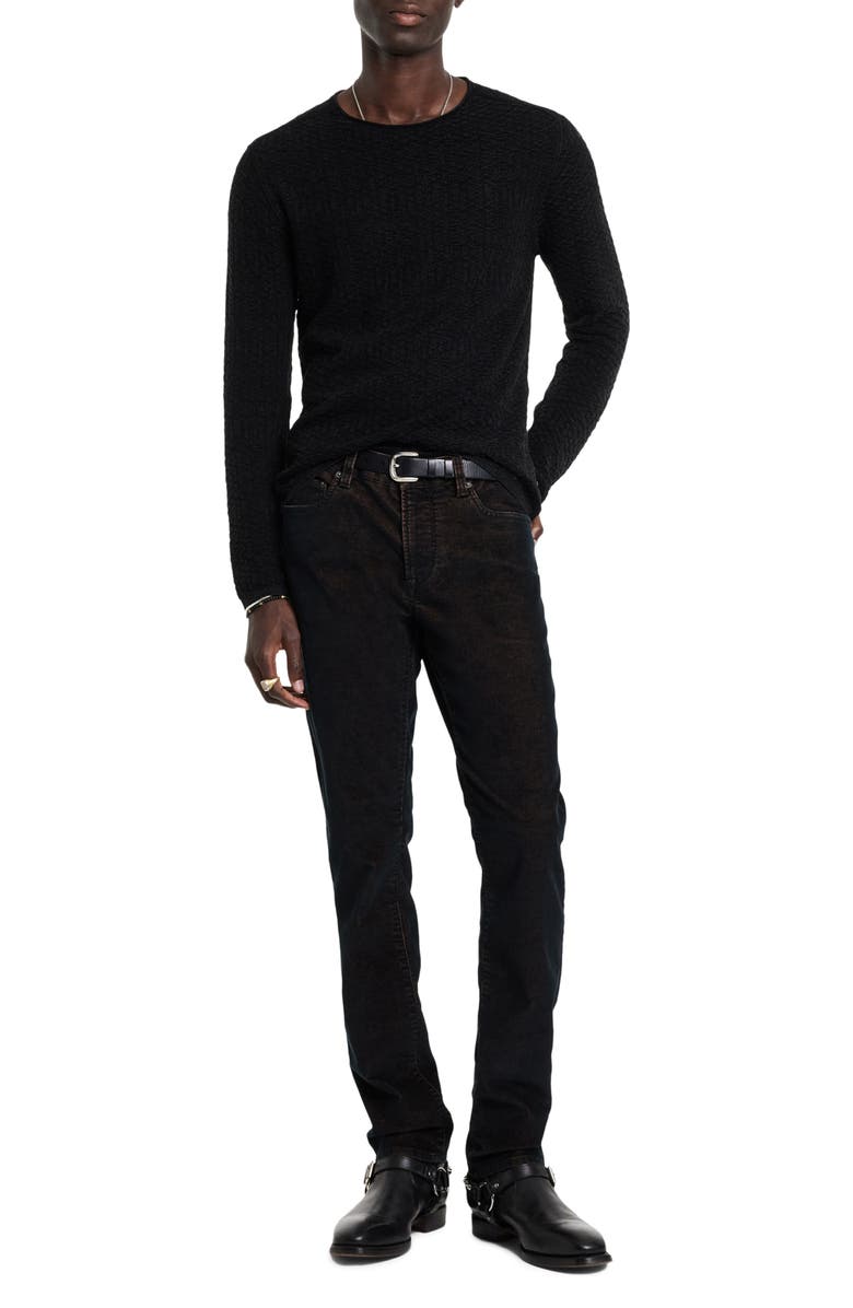 John Varvatos Riley Textured Sweater, Alternate, color, 