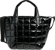 VeeCollective Medium Porter Water Repellent Quilted Recycled Nylon Tote
