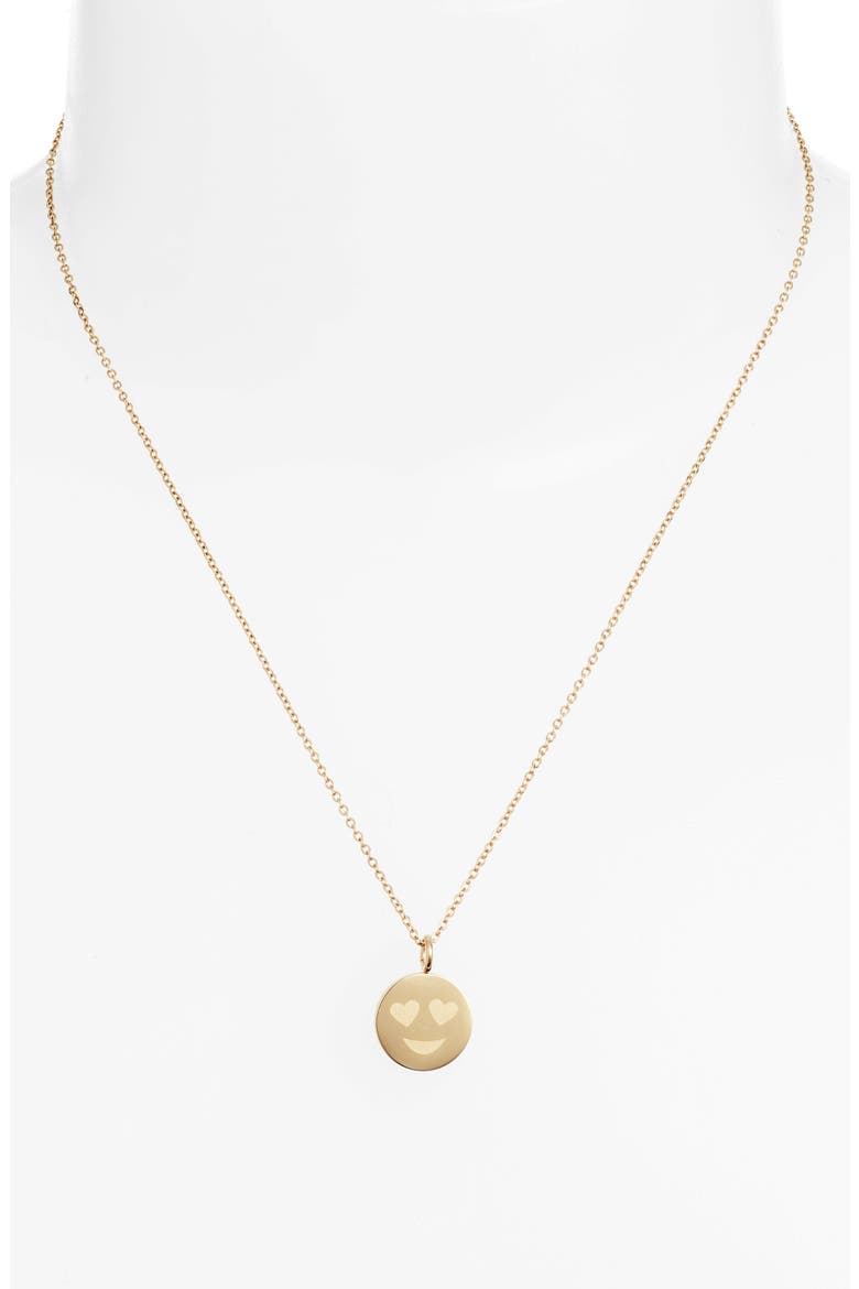 Charmy Necklace, Alternate, color, GOLD - EMOJI