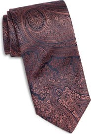 Canali Paisley Silk Tie