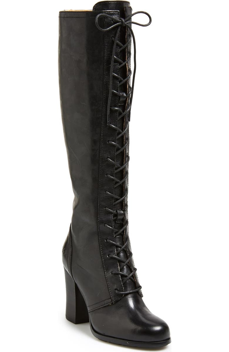 Frye 'Parker' Lace-Up Tall Boot, Main, color,