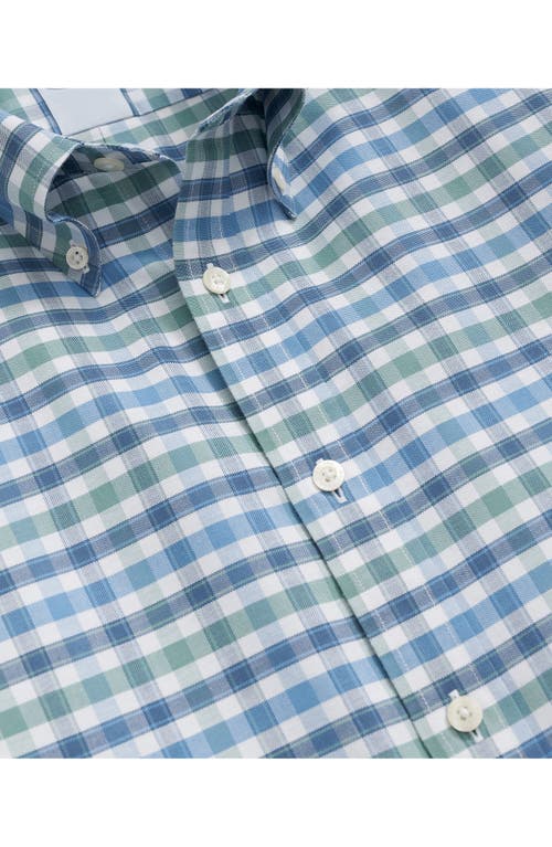 Brooks Brothers Regular Fit Check Stretch Cotton Button-down Oxford Shirt