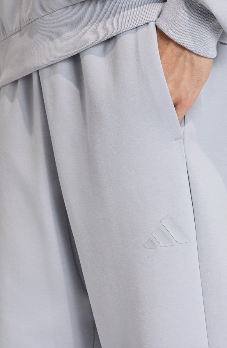 adidas Soft Lux Sweatpants, Alternate, color, Halo Silver