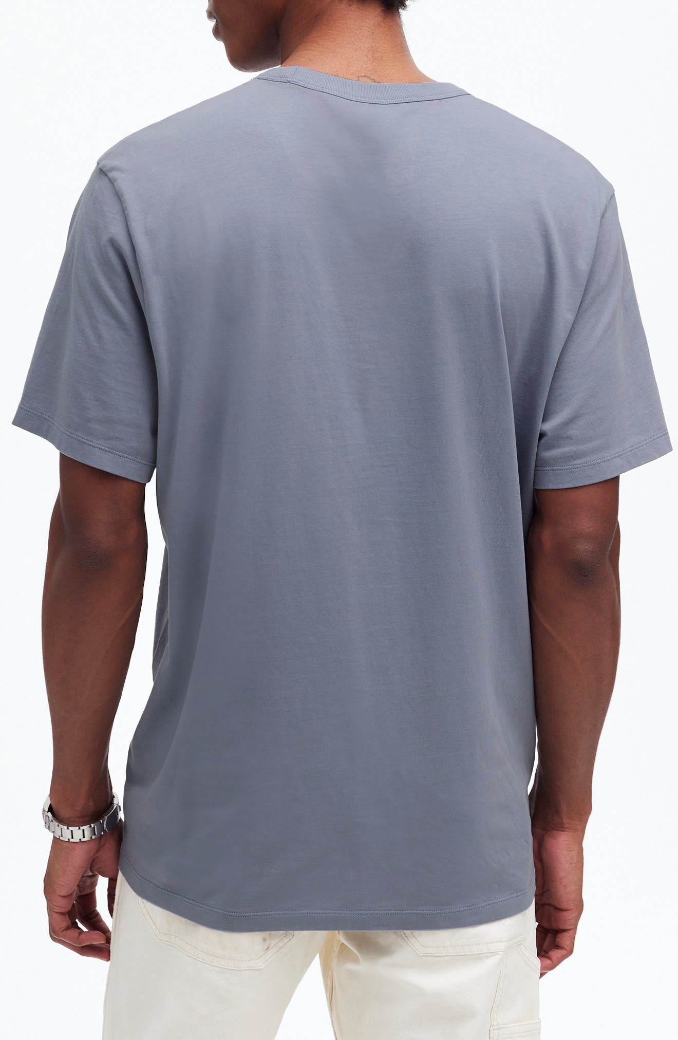 Мужские Madewell Allday Garment Dyed Cotton T-Shirt — фото 2
