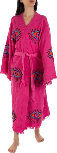 Aria Evil Eye Handmade Cotton Kimono