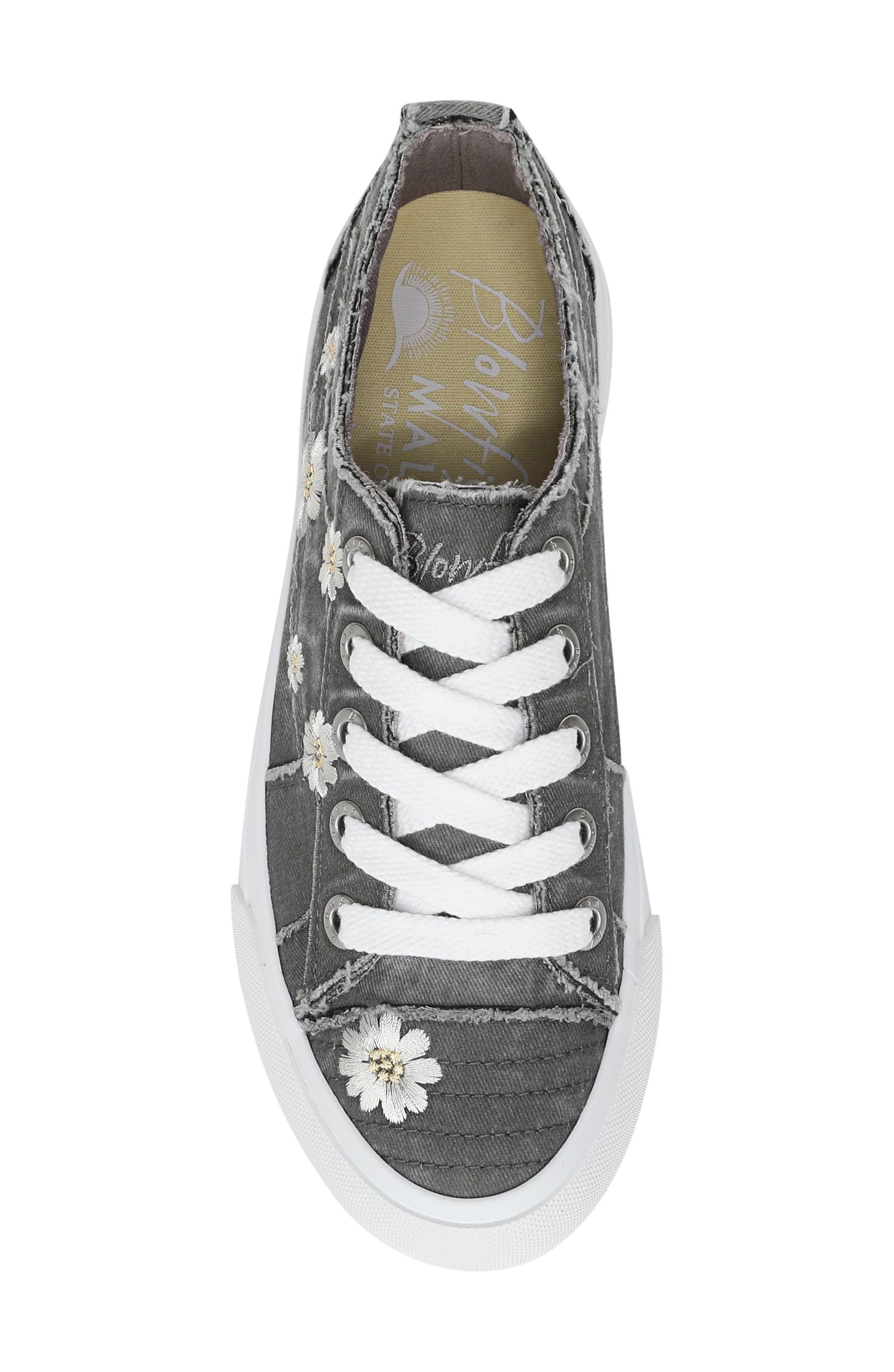Blowfish Malibu Sadie Sun Platform Sneaker, Alternate, color, Charcoal Embroidered Fabric