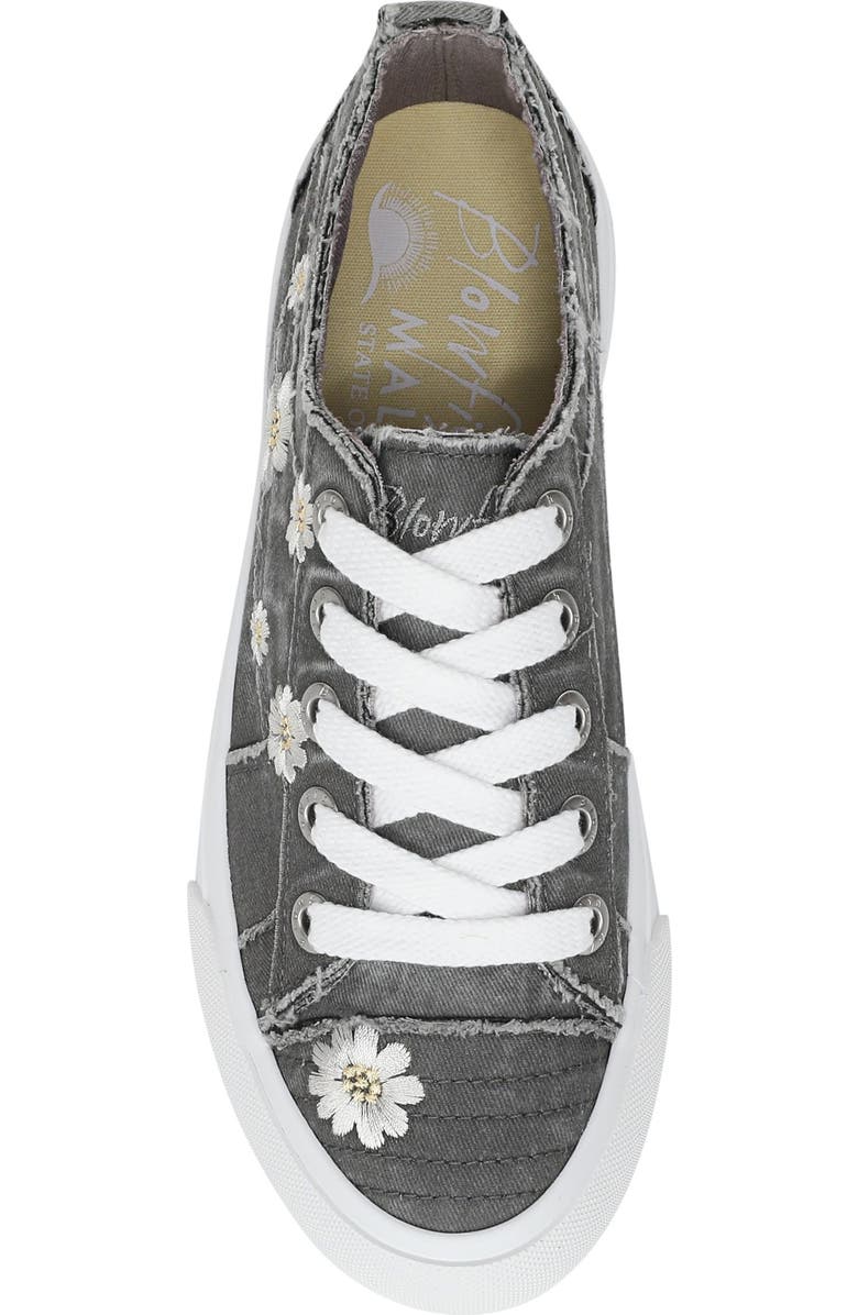 Blowfish Malibu Sadie Sun Platform Sneaker, Alternate, color, Charcoal Embroidered Fabric