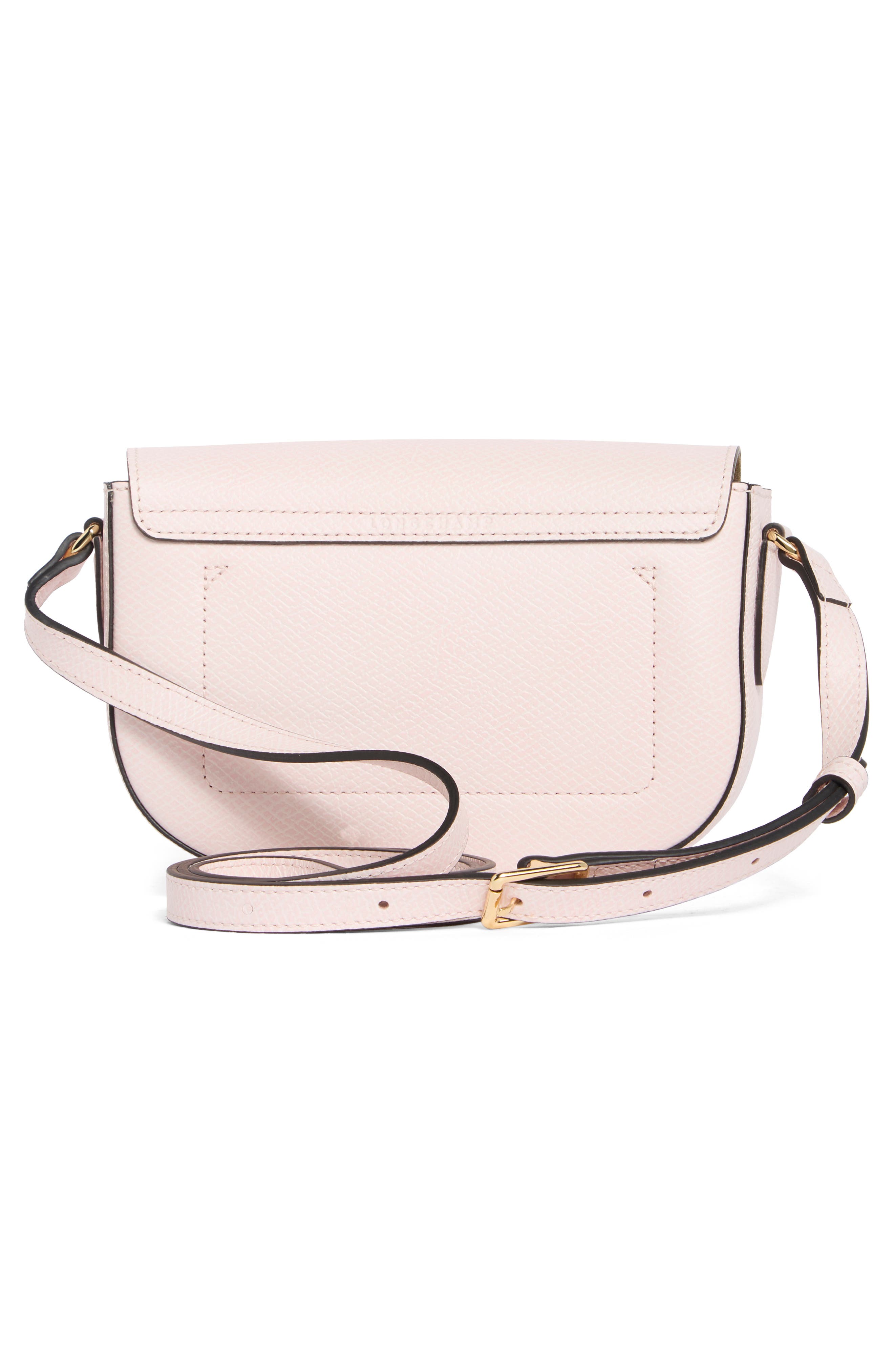Épure Leather Crossbody Bag, Alternate, color, BALLET