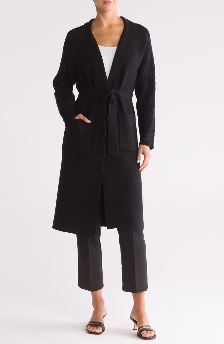CYRUS Cable Knit Longline Duster, Main, color, 