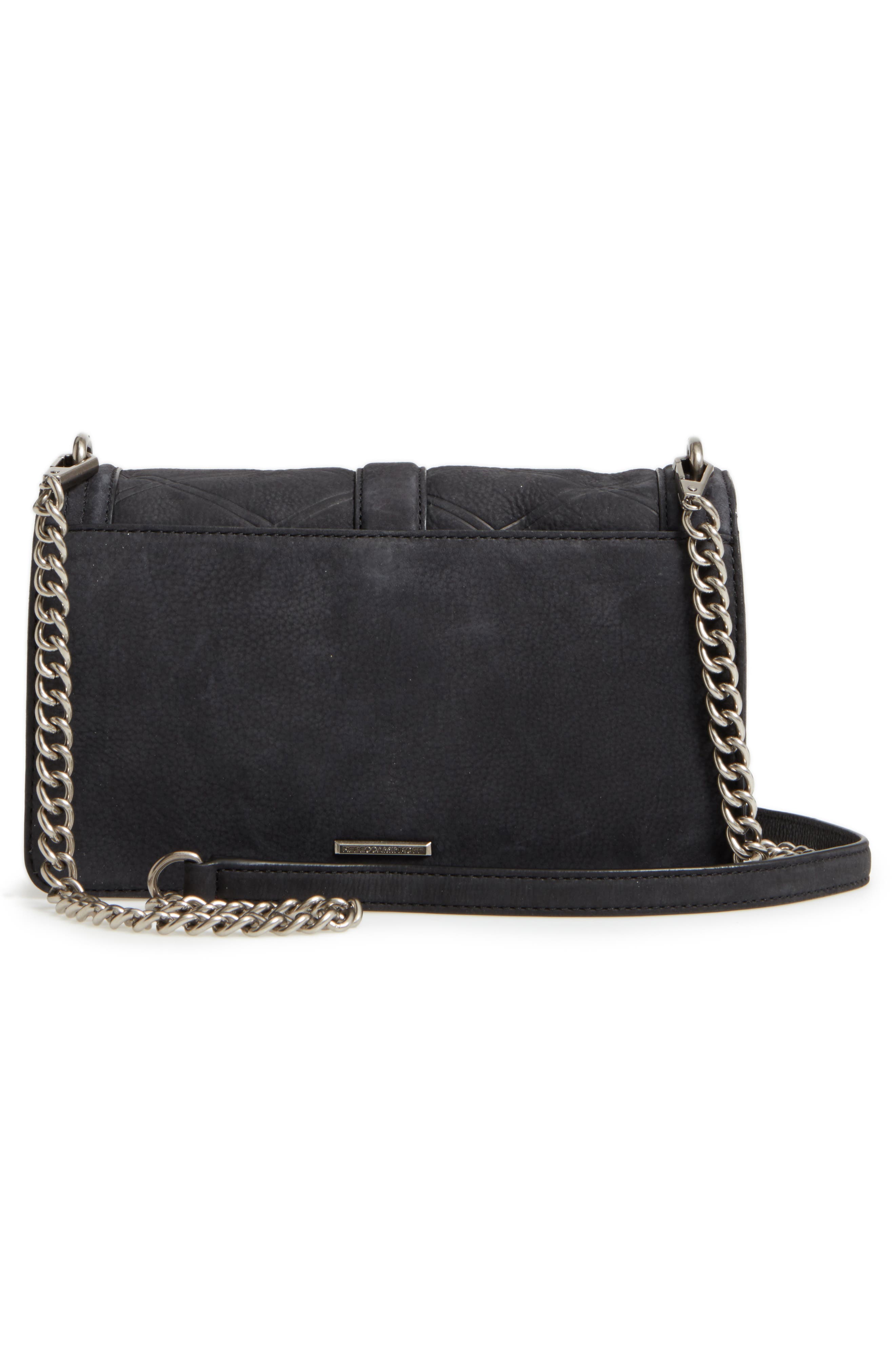 Rebecca Minkoff Love Nubuck Crossbody Bag, Alternate, color, 