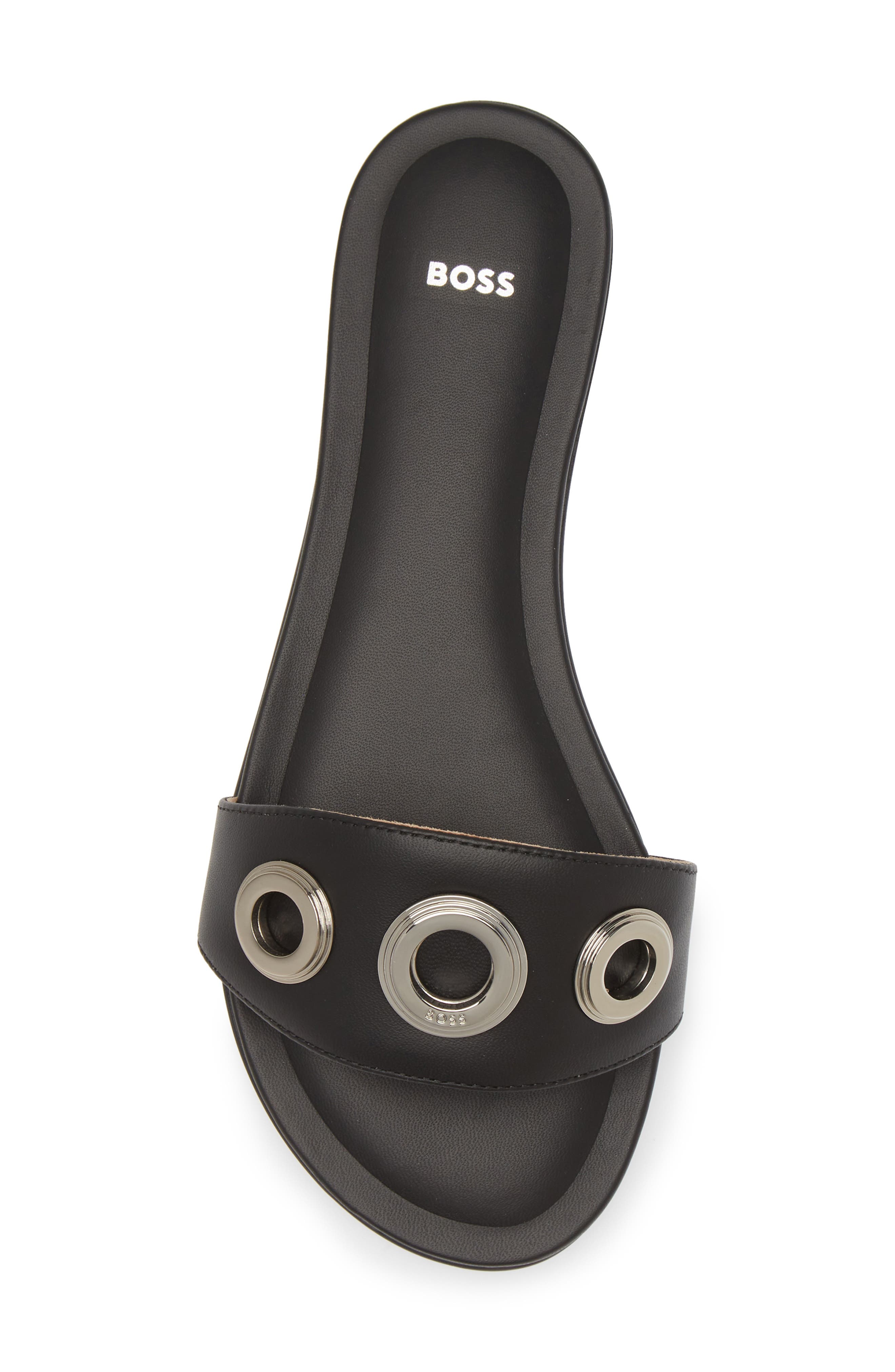 BOSS Millie Slide Sandal, Alternate, color, Black