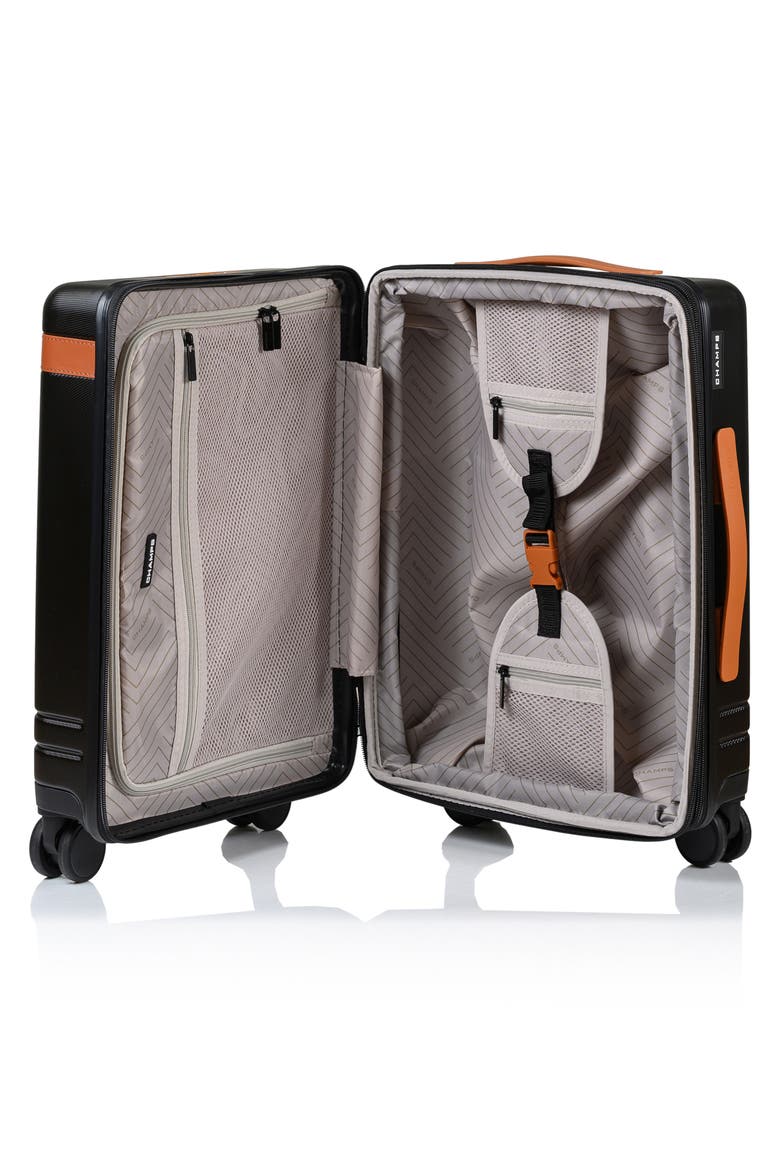 Vintage IV Hardside Carry-On Suitcase, Alternate, color, BLACK