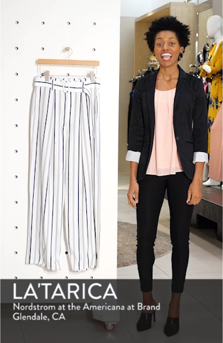 Belted Stripe Pants, sales video thumbnail