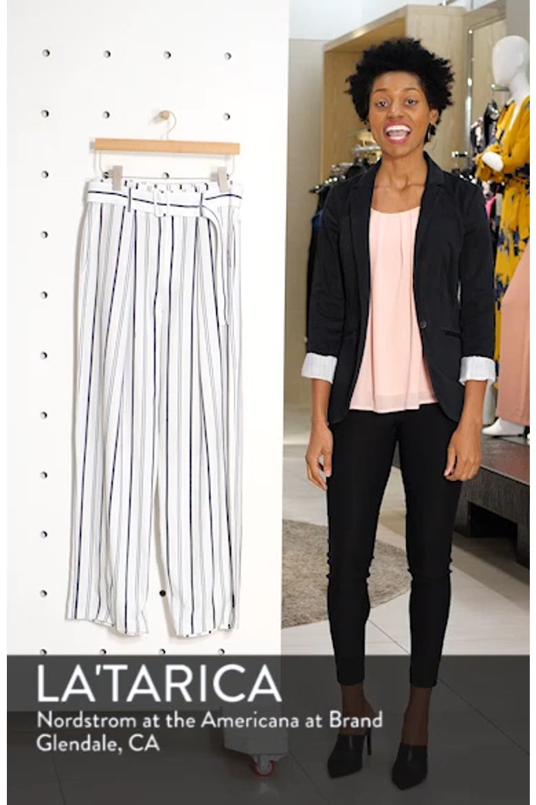 Belted Stripe Pants video