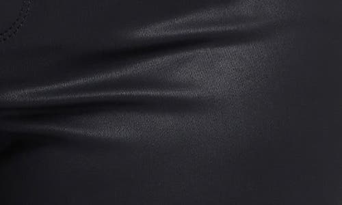 Nydj Teresa Coated Wide Leg Jeans In Black