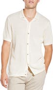 Civil Society Foskor Short Sleeve Cotton Knit Button-Up Shirt