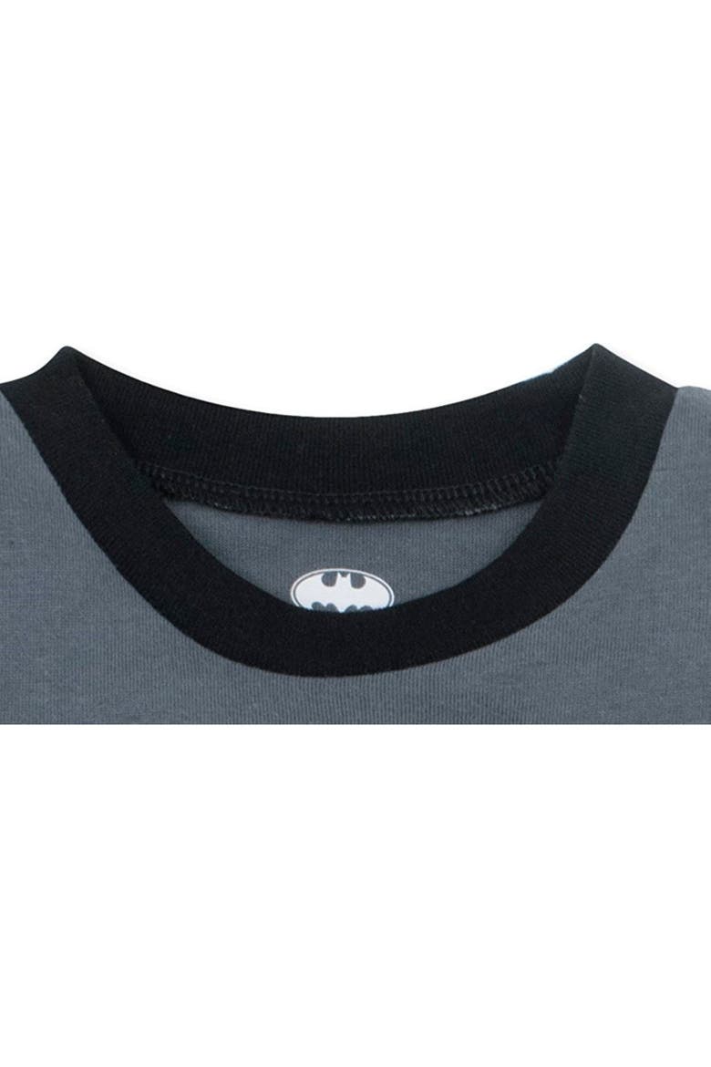 Justice League Batman T-Shirt with Cape, Alternate, color, Batman Grey