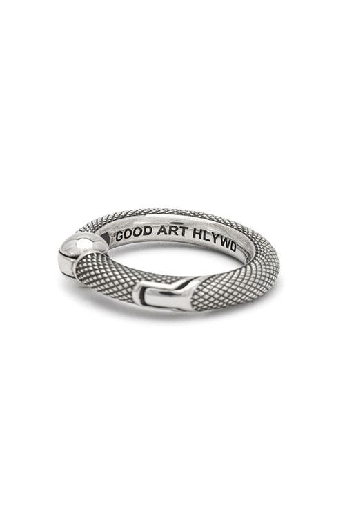 Good Art Hlywd Goosebumps Spring Ring In Metallic