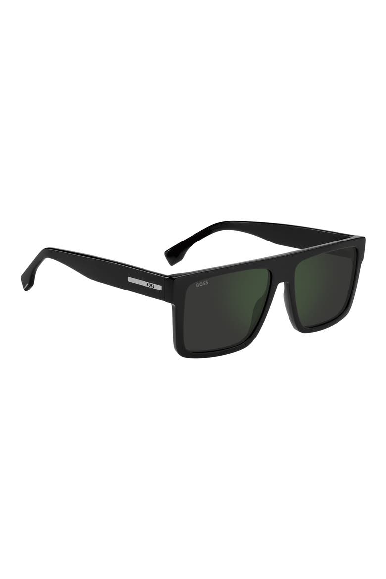 58mm Sunglasses, Alternate, color, BLACK/ GYHC GNSP AR
