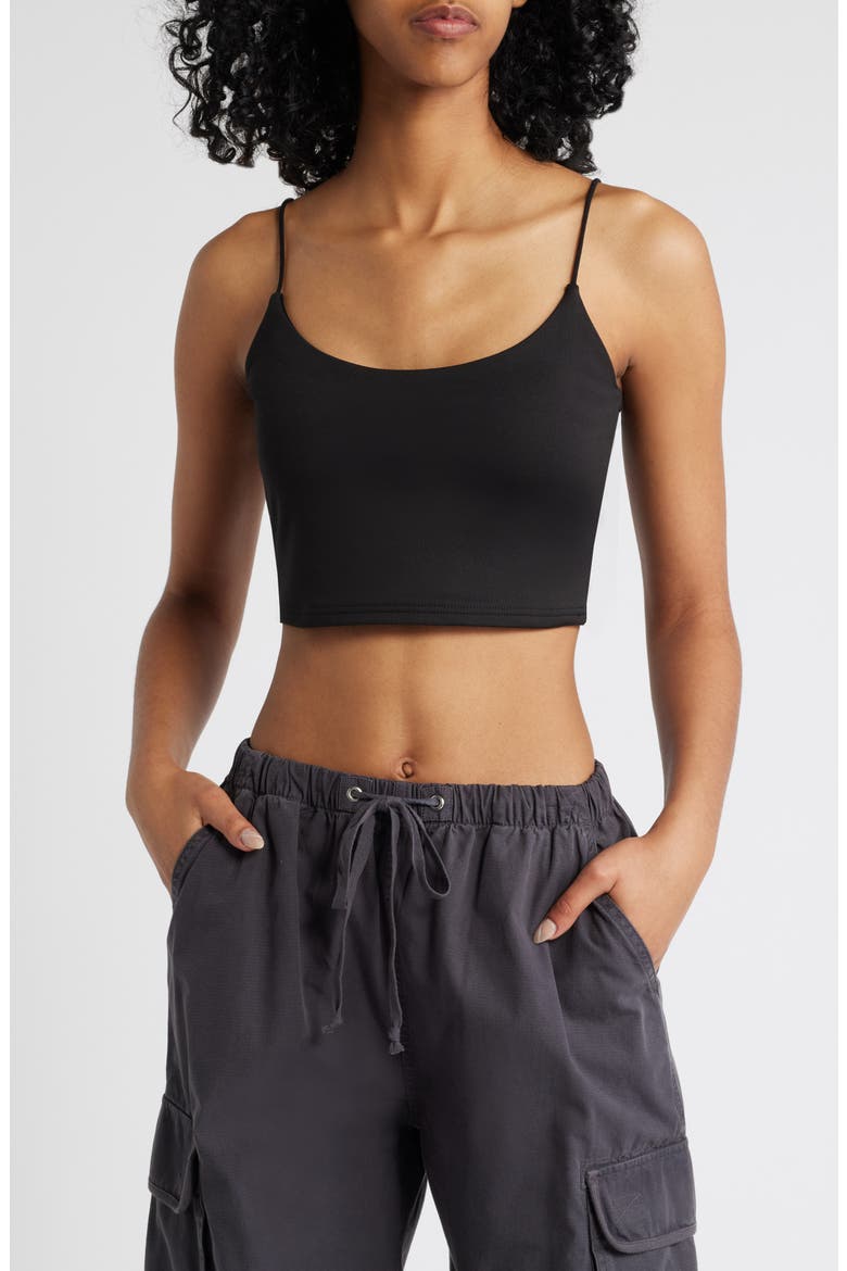Fawn Crop Camisole, Main, color, ANTHRACITE