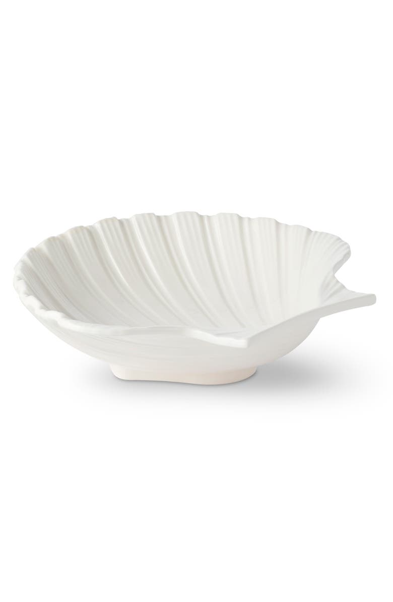 Aerin Shell Medium Platter, Alternate, color, Cream