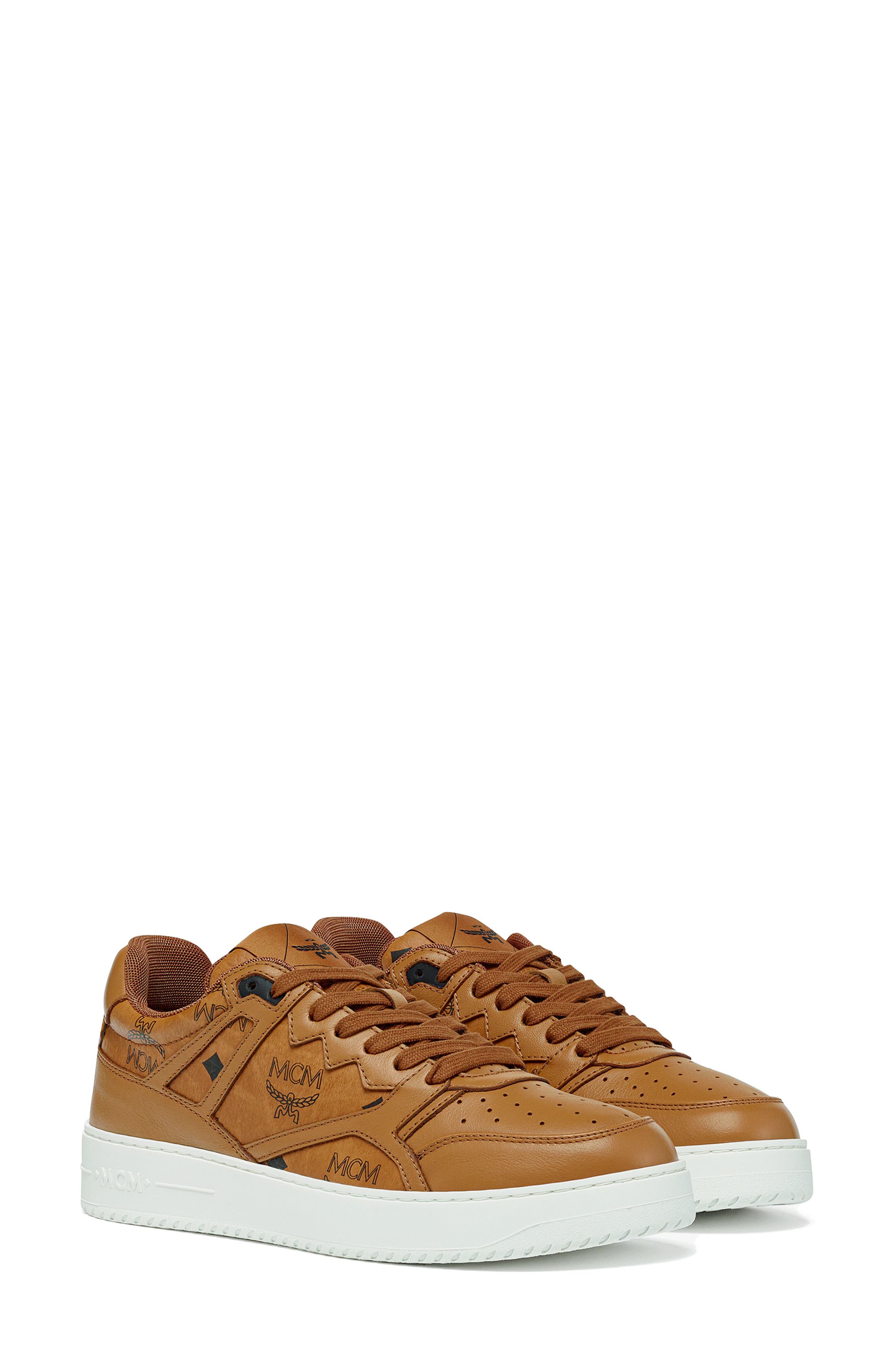 Neo Terrain Lo Sneakers in Visetos, Main, color, COGNAC