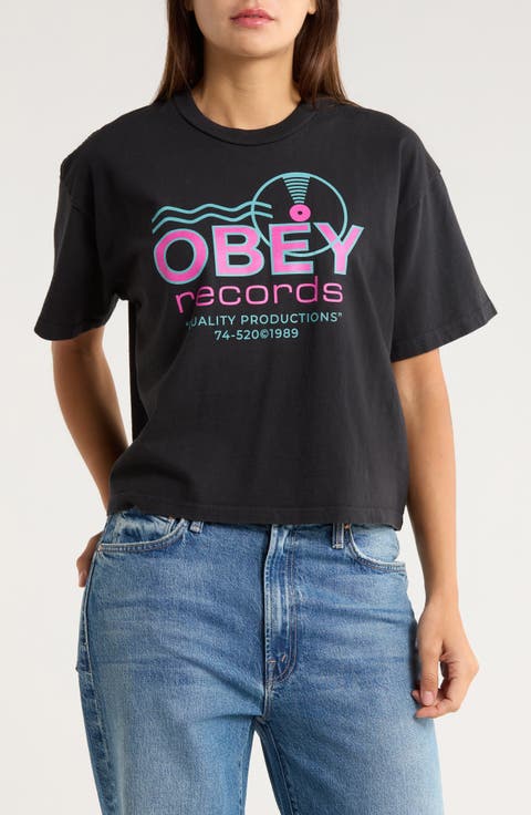 Records Sound Waves Graphic T-Shirt
