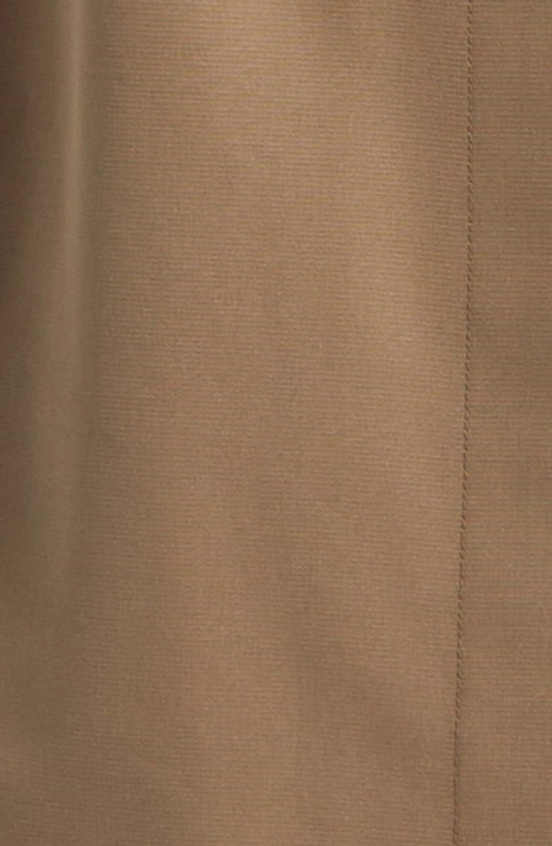 Burberry Foxfield Water Resistant Cotton Gabardine Trench Coat, Alternate, color, Poplar