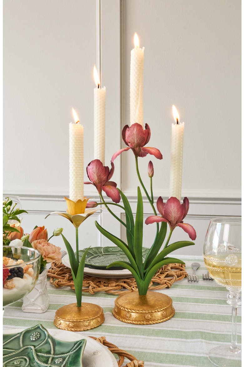 Meadow Walk 9" Candle Holder, Alternate, color, YELLOW