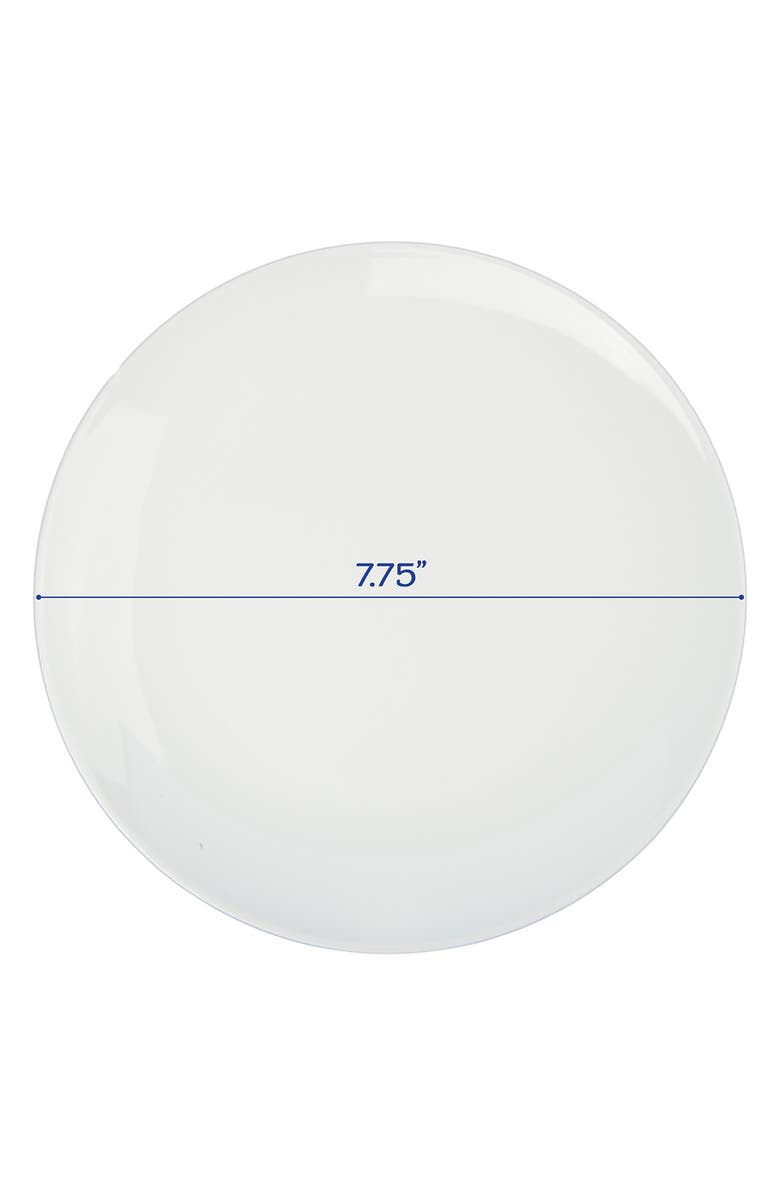 BIA Cordon Bleu Set of 4 Coupe Salad Plates, Alternate, color, White