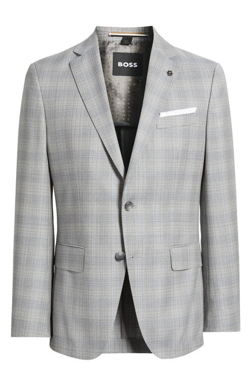 Shop Hugo Boss Boss Hutson Plaid Virgin Wool Sport Coat
