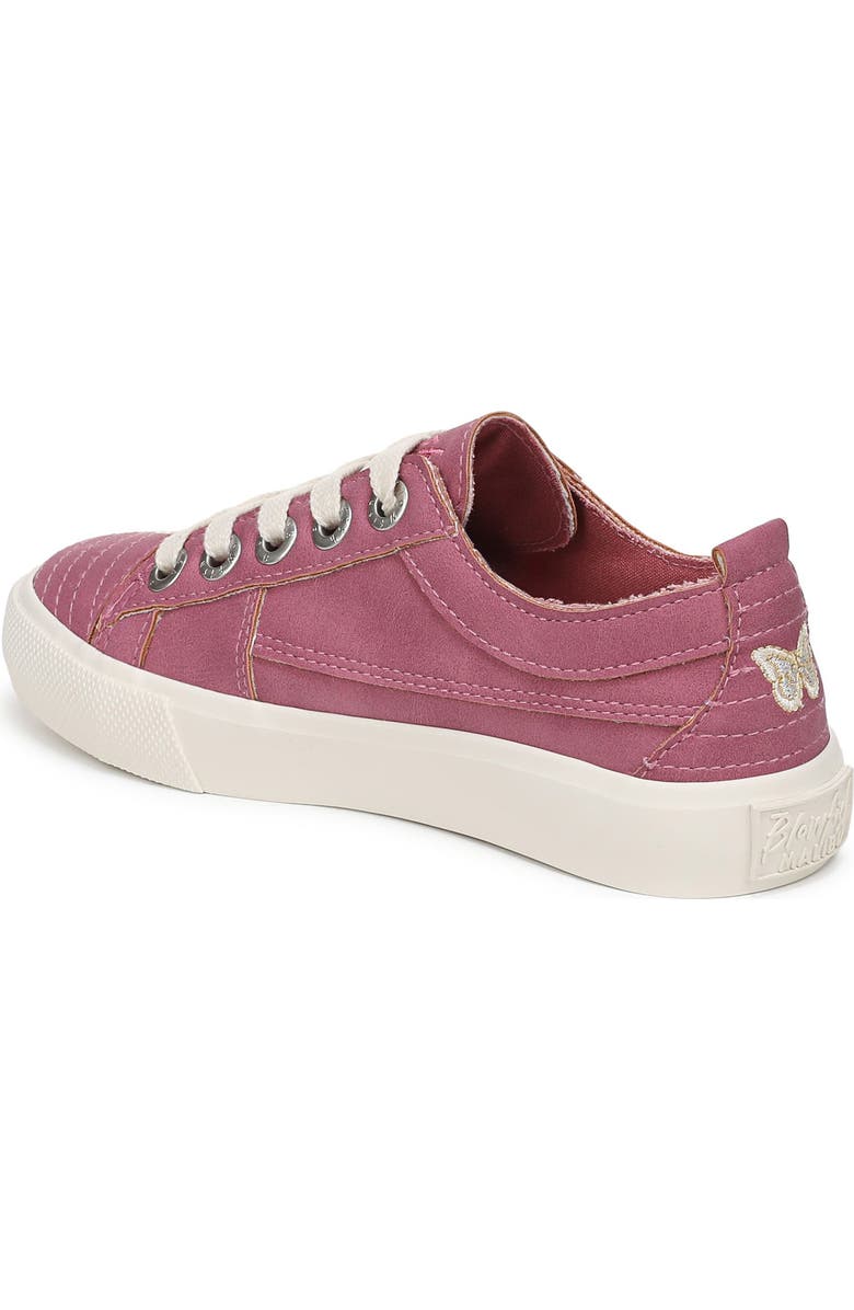 Blowfish Malibu Kids' Sadie Embroidered Butterfly Sneaker, Alternate, color, Mauve Pink