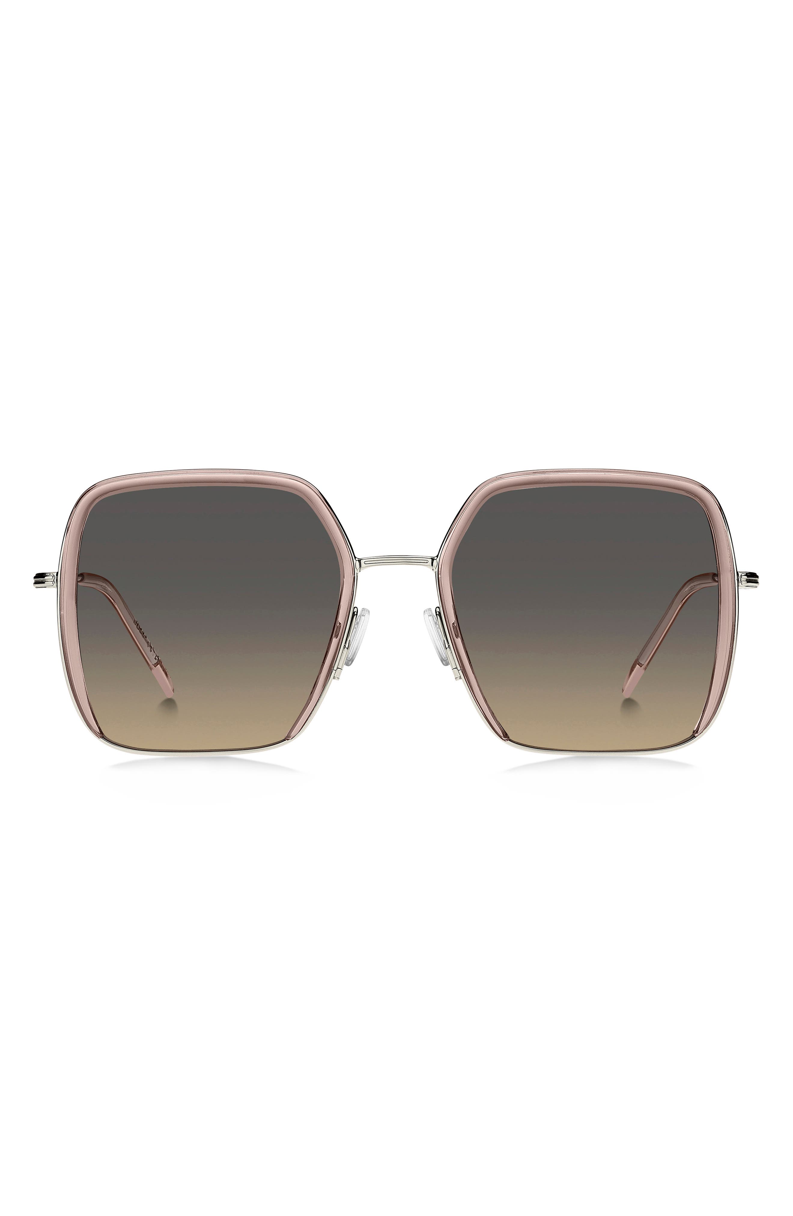 BOSS 55mm Oversize Square Sunglasses