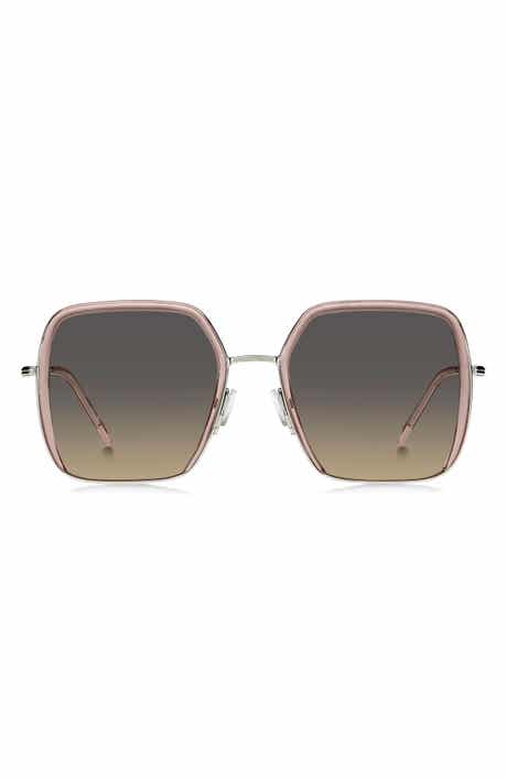 BOSS 55mm Oversize Square Sunglasses