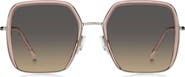 BOSS 55mm Oversize Square Sunglasses
