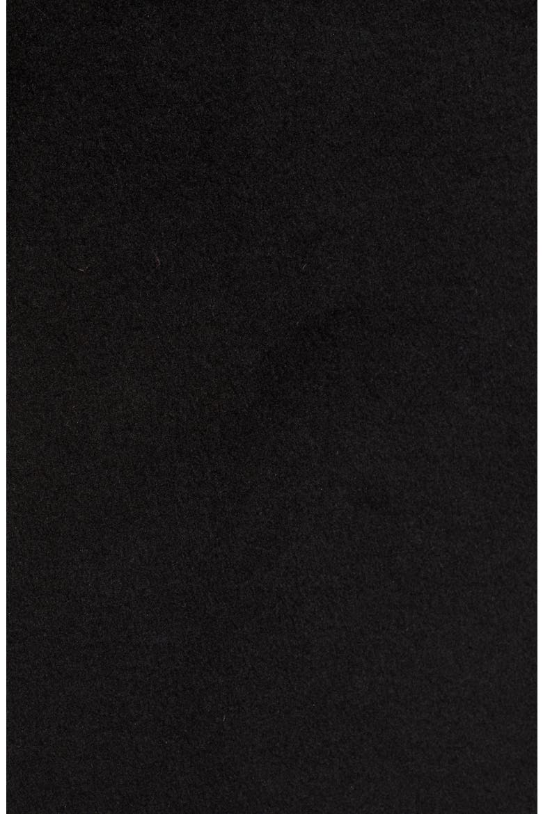 Drop Shoulder Wool Blend Coat, Alternate, color, BLACK