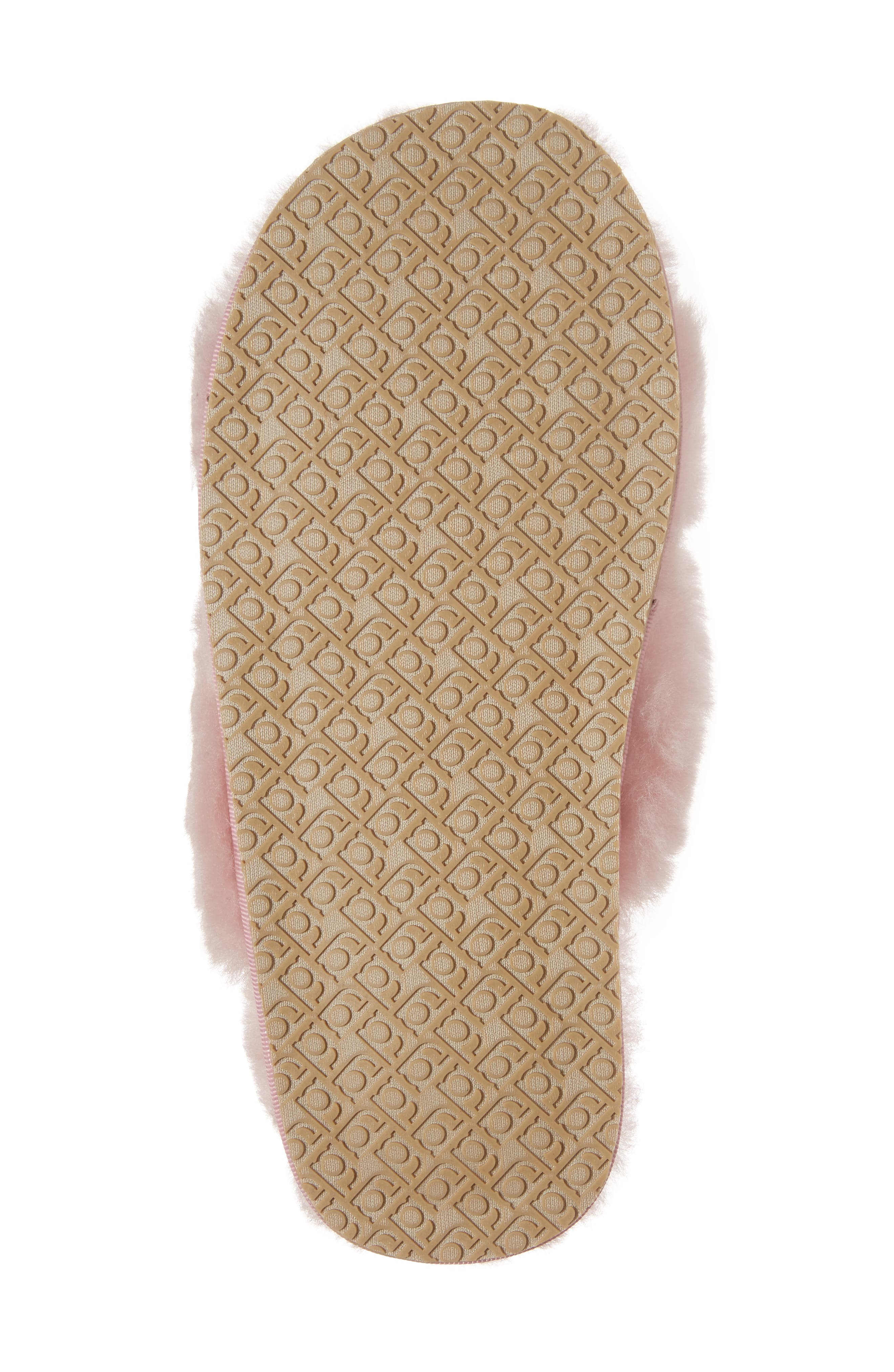 Mt. Hood Genuine Shearling Slipper, Alternate, color, POWDER PINK