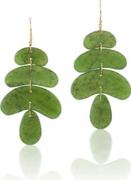 Ten Thousand Things Small Jade Drop Earrings
