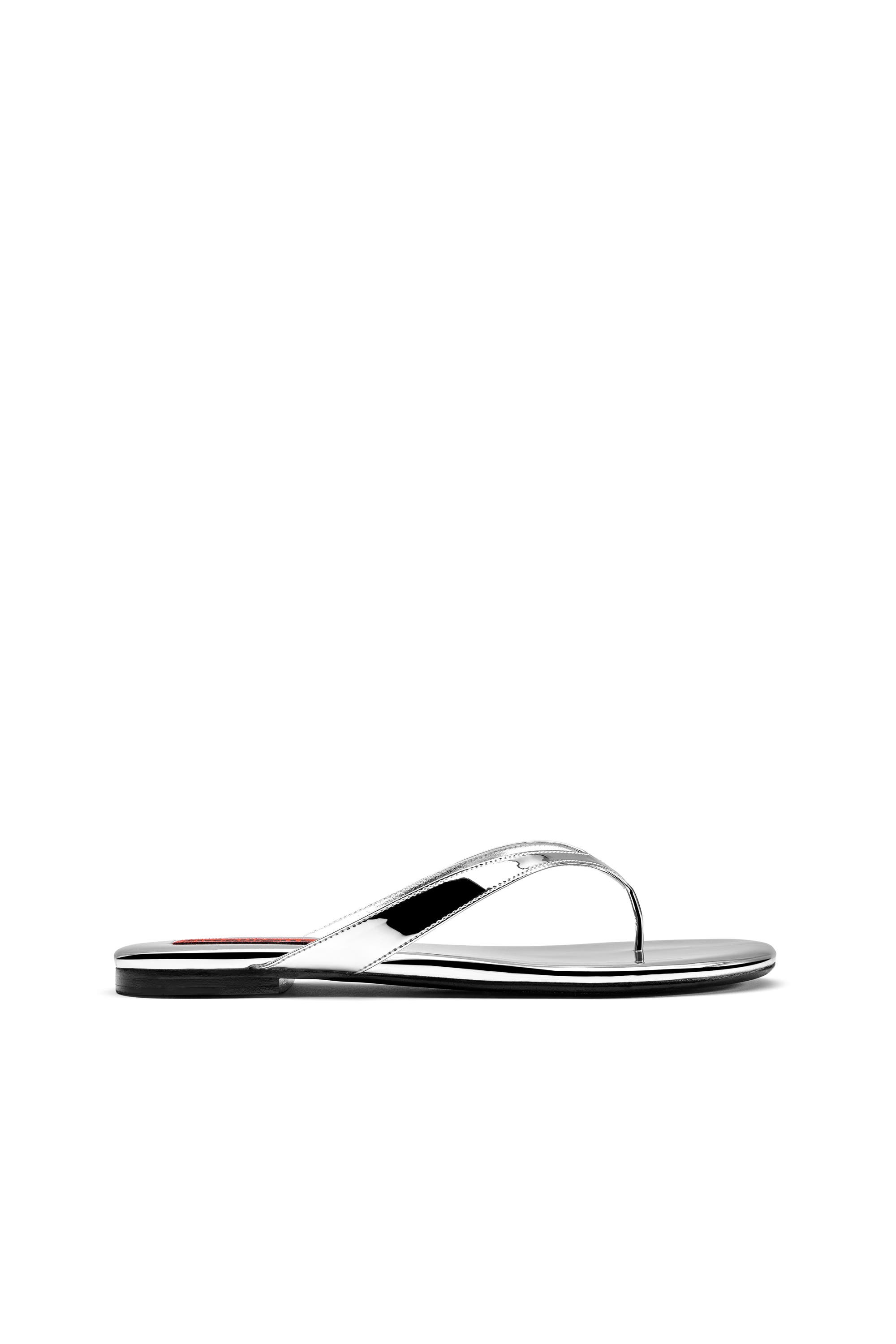 Metallic Riviera Thong Sandal, Main, color, Silver