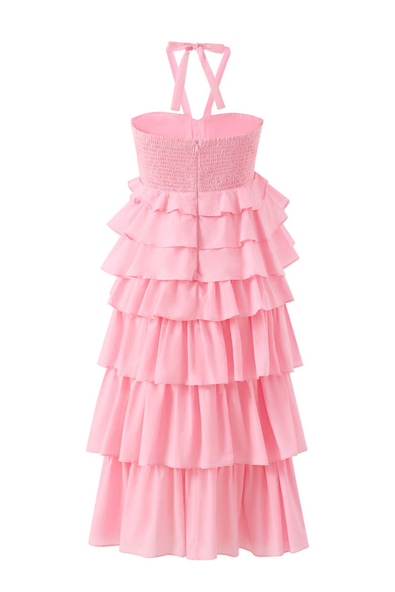 Ellie Cotton Frill Maxi Dress, Alternate, color, Pink