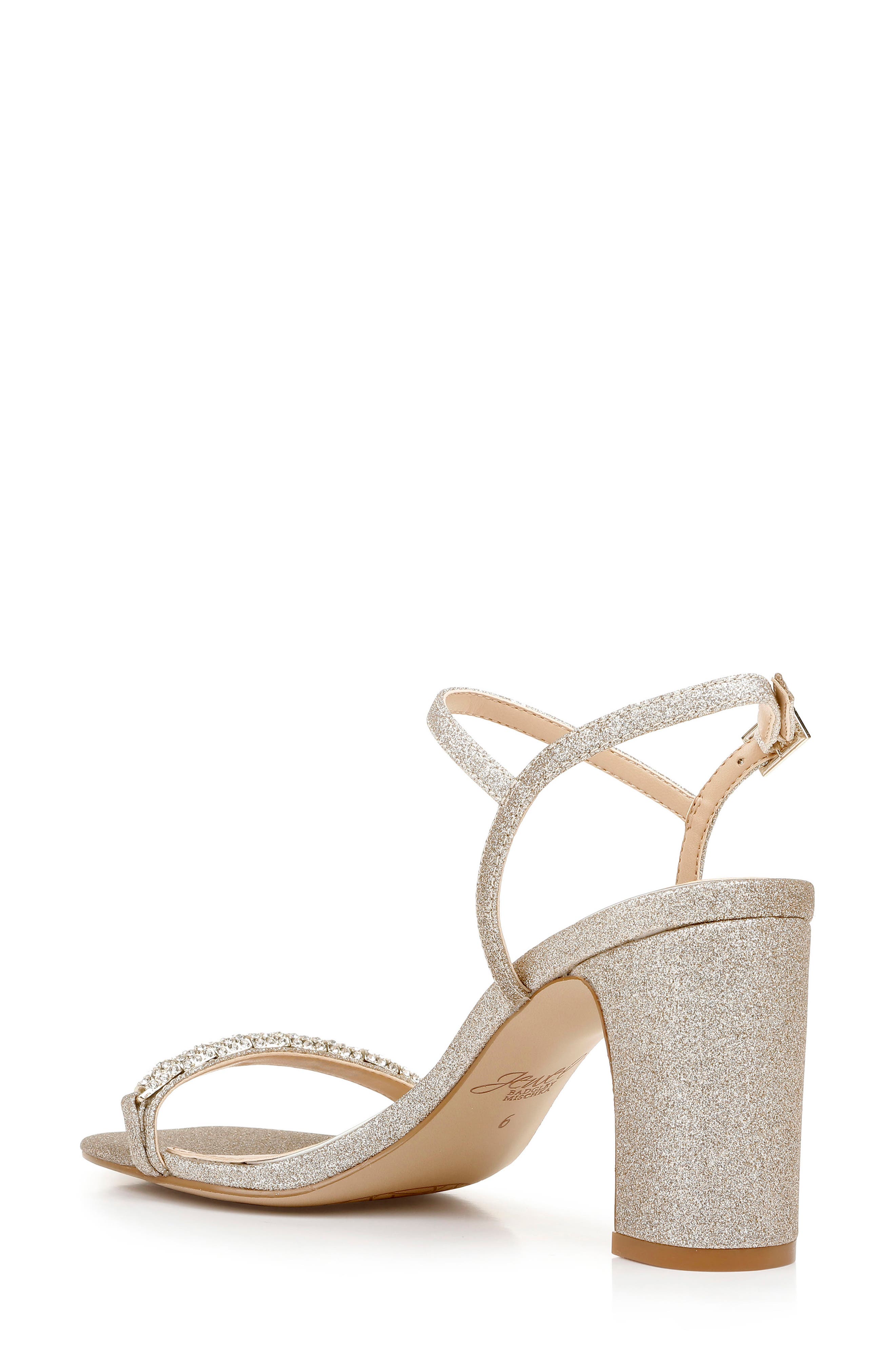 Charlee Block Heel Sandal, Alternate, color, LIGHT GOLD