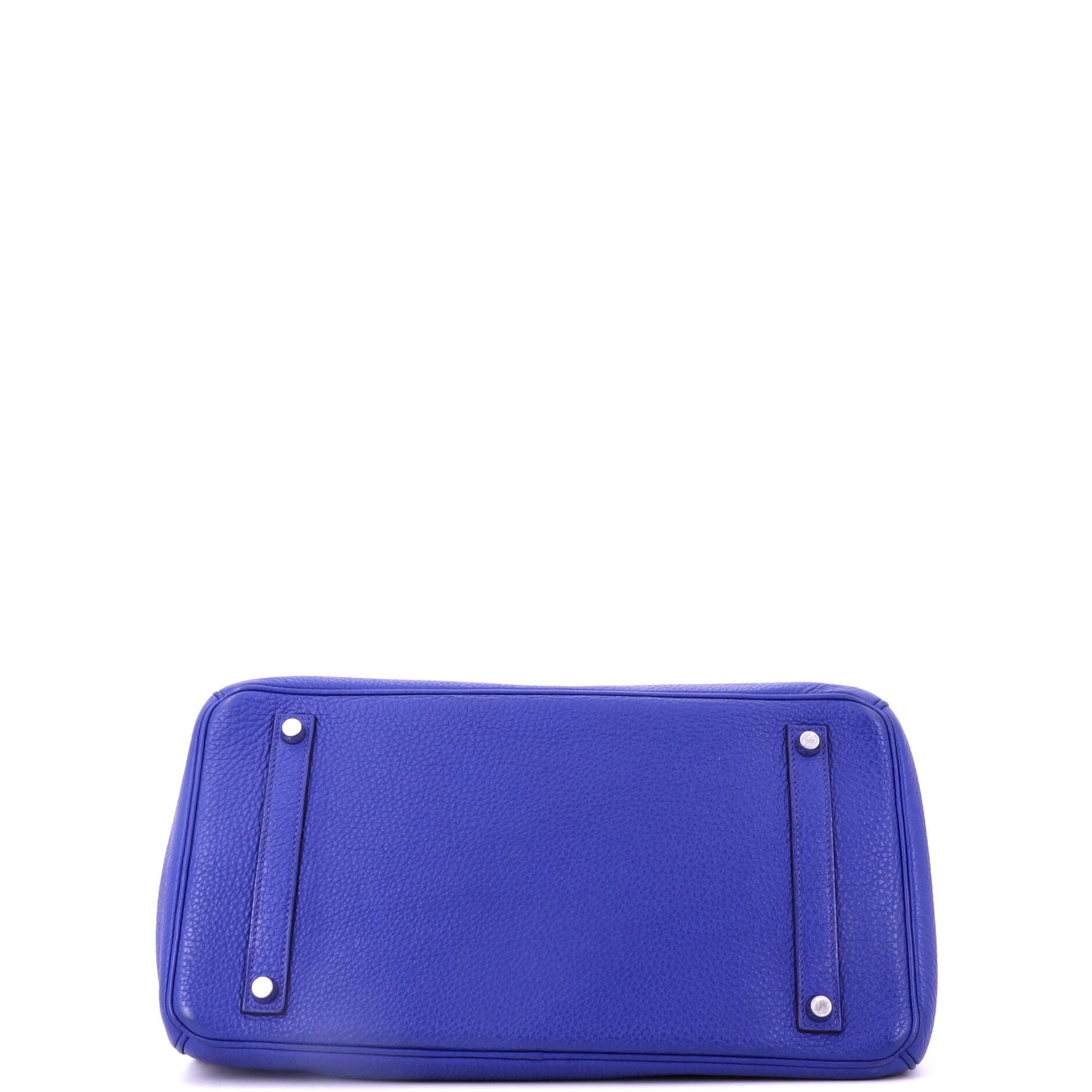 Pre-Owned Hermes Birkin Handbag Blue Togo with Palladium Hardware 35, Alternate, color, 