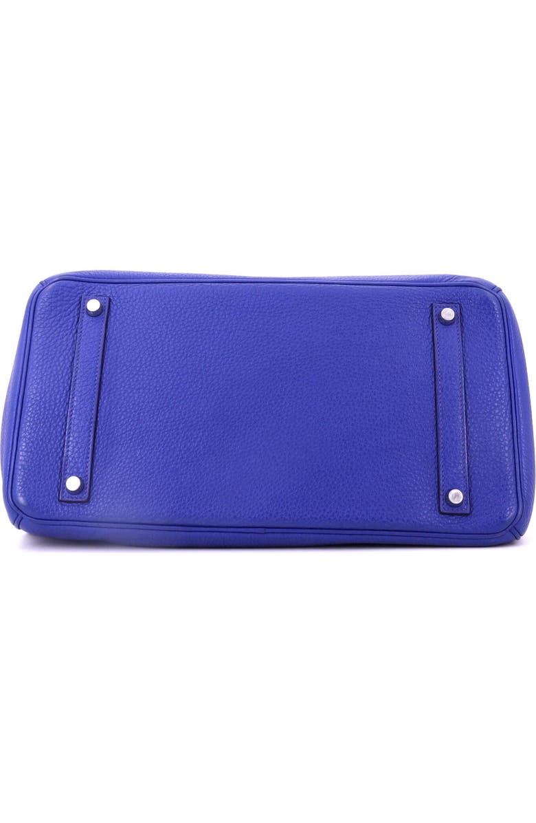 Pre-Owned Hermes Birkin Handbag Blue Togo with Palladium Hardware 35, Alternate, color, Bleu Electrique